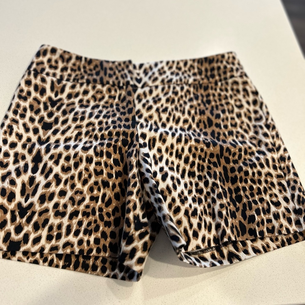 INC International Concepts Animal Print High Waist Shorts